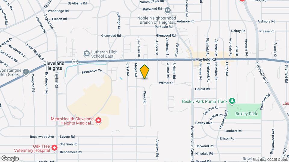 1529 Parkhill Rd Map and Location Details