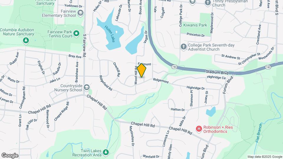 1317 Fieldcrest Map and Location Details