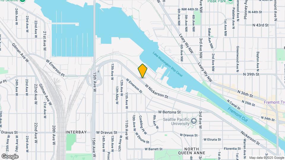 858 W Nickerson St Map and Location Details