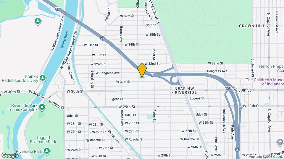 1054 W 31st St Map and Location Details
