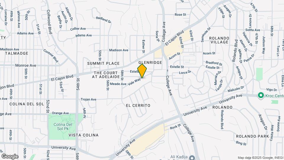 5901 Vale Way Mapa y Detalles de la Ubicación