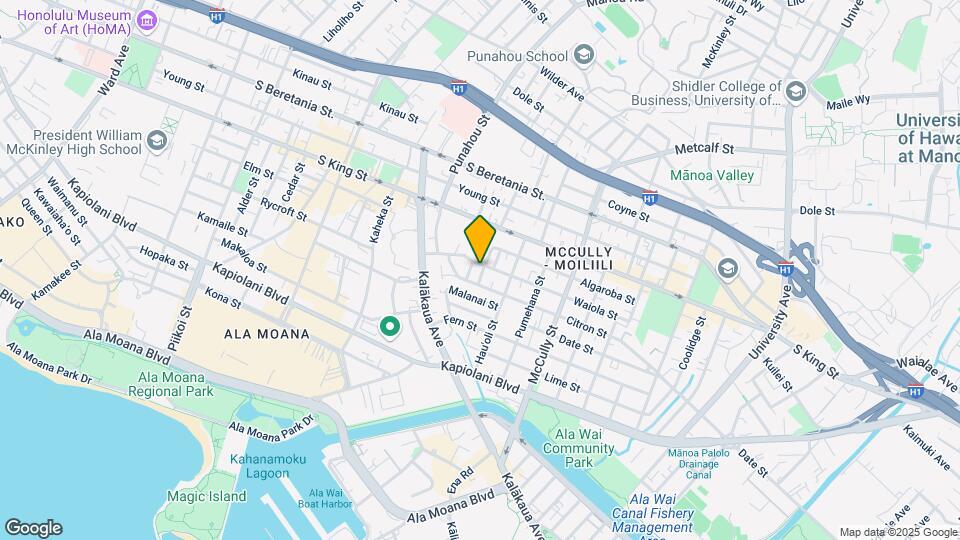 850 Lokahi St Mapa y Detalles de la Ubicación