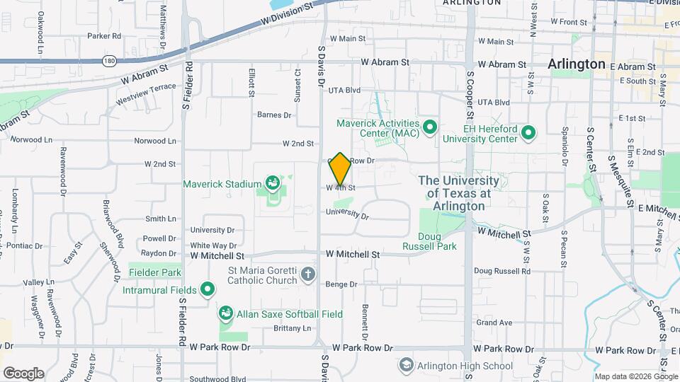 1108 W 4th St Map and Location Details