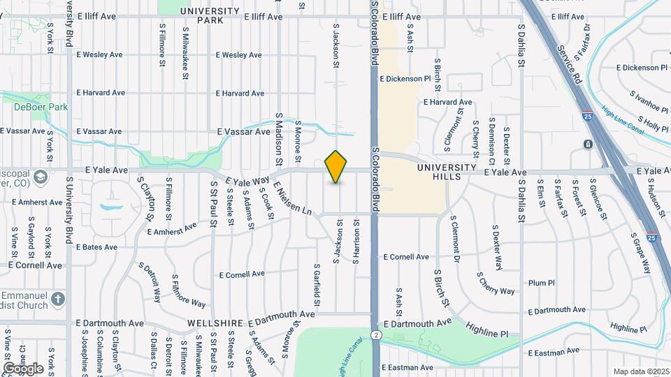 2733 S Jackson St Map and Location Details