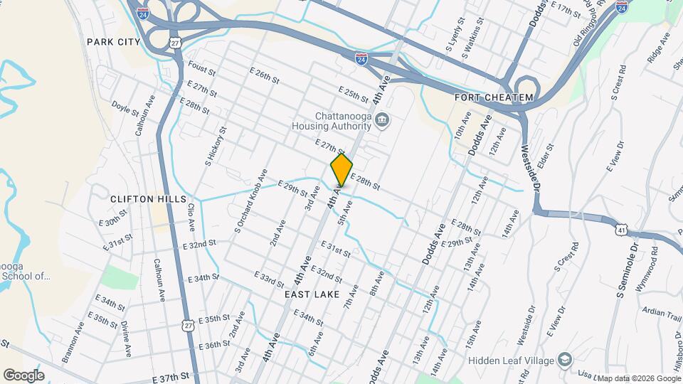 2812 4th Ave Map and Location Details