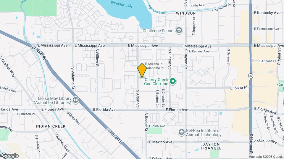 1336 S Alton Ct Map and Location Details