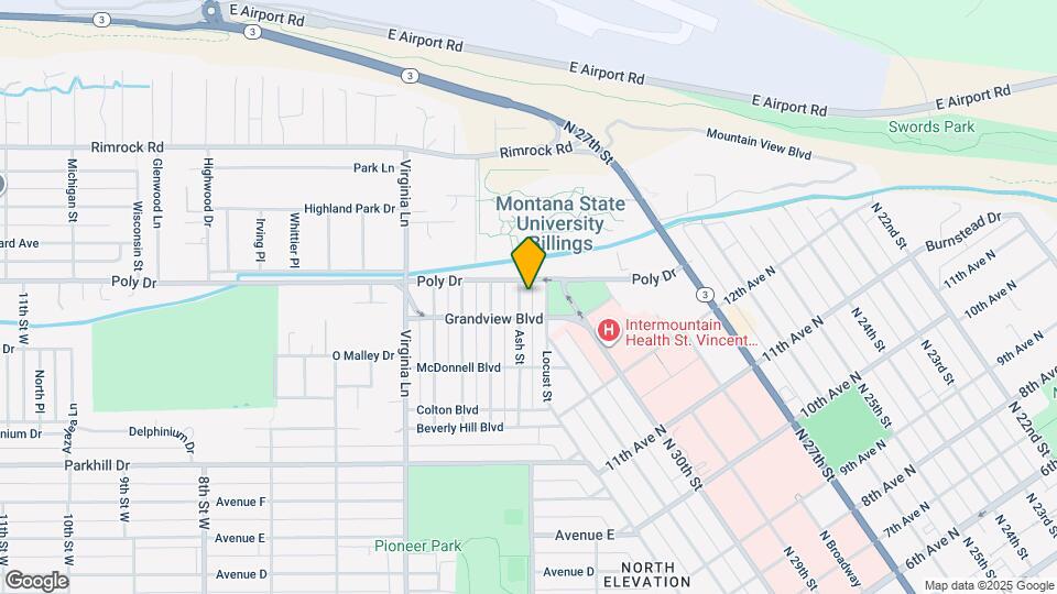 2415 Ash St Map and Location Details