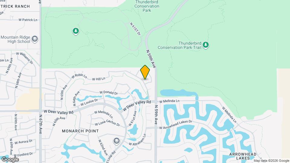 5930 W Louise Dr Map and Location Details