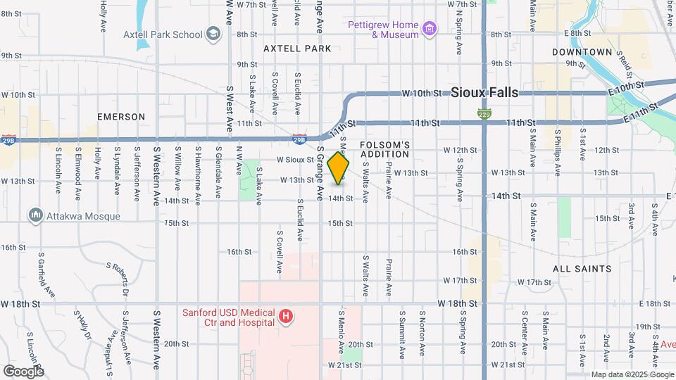 527 S Menlo Ave Map and Location Details