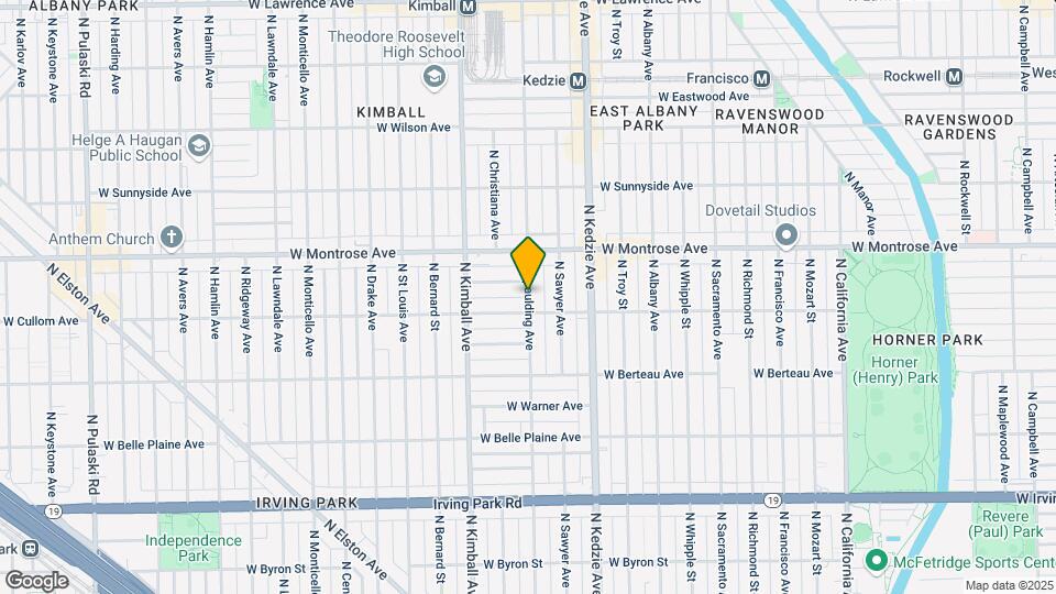 4314 N Spaulding Ave Map and Location Details