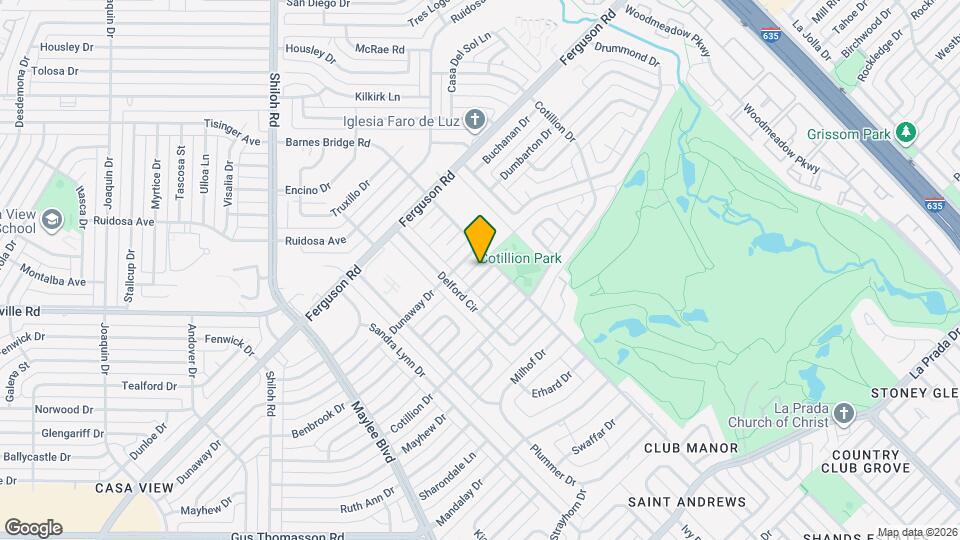 11027 Genetta Dr Mapa y Detalles de la Ubicación