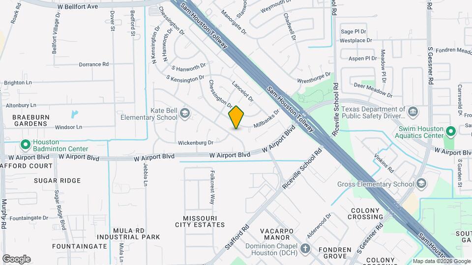 9538 Ravensworth Dr Map and Location Details