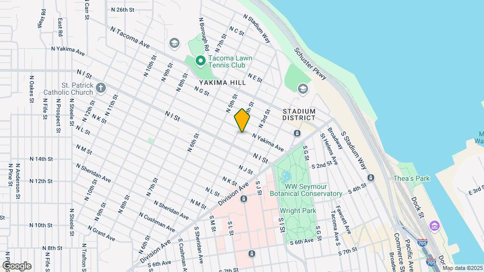320 N Yakima Ave Map and Location Details