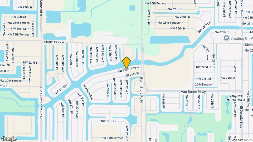 3234 NW 21st Terrace Map and Location Details