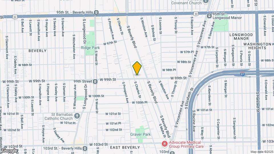 1528 W. 99th St. Chicago IL Map and Location Details