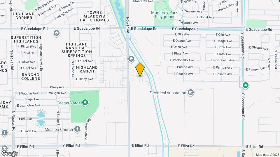 6854 E Peralta Cir Mapa y Detalles de la Ubicación