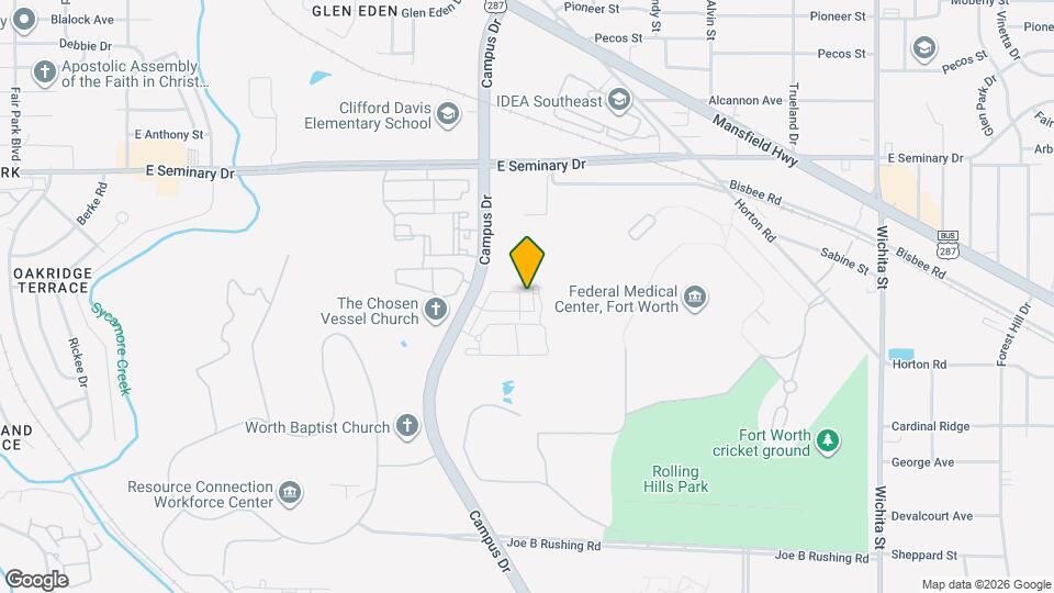 4503 Fortuna St Map and Location Details