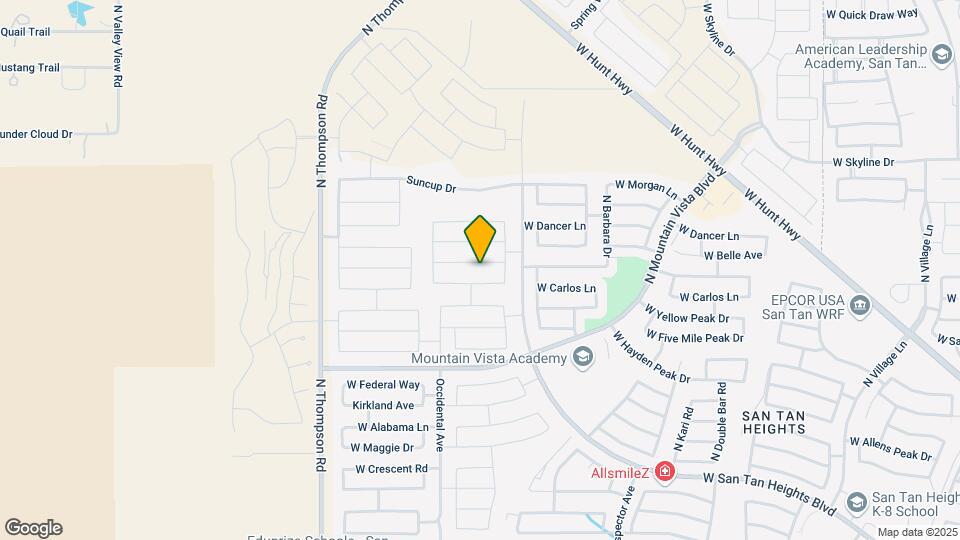 4099 W Crossflower Ave Mapa y Detalles de la Ubicación