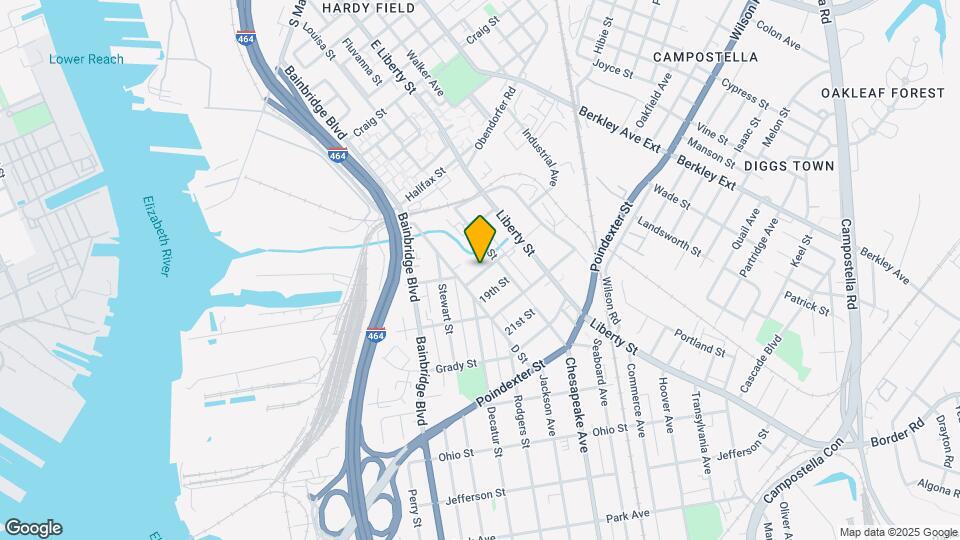 1317 18th St Map and Location Details