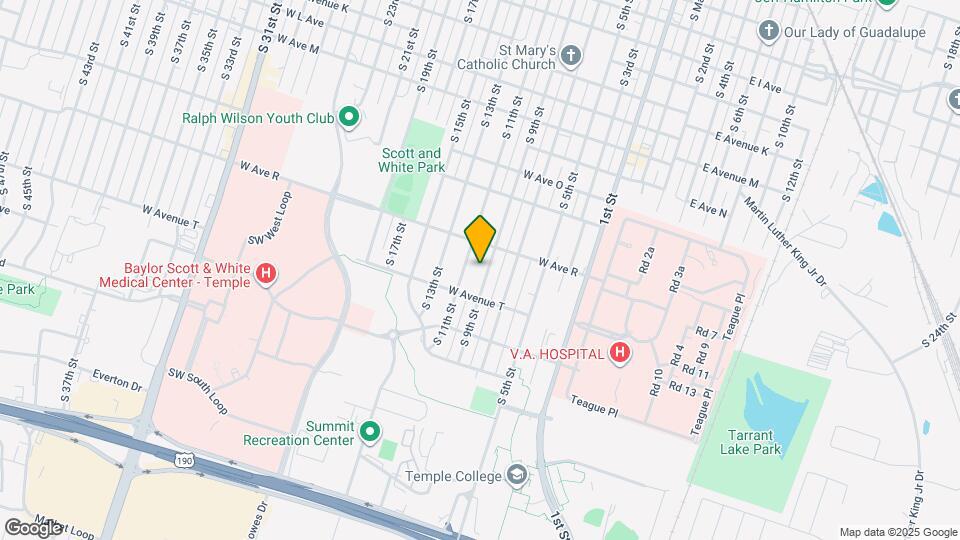 1902 S 9th St Map and Location Details