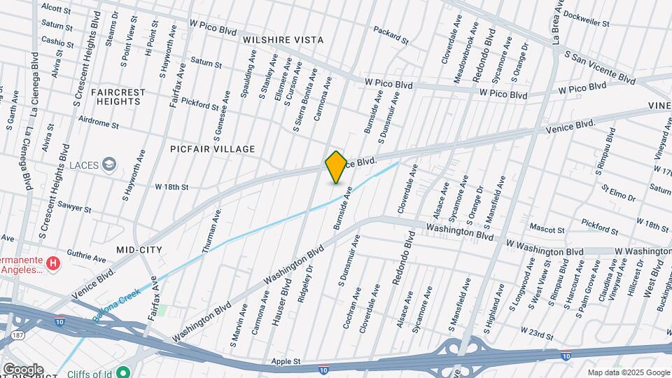 1636 S Ridgeley Dr Map and Location Details