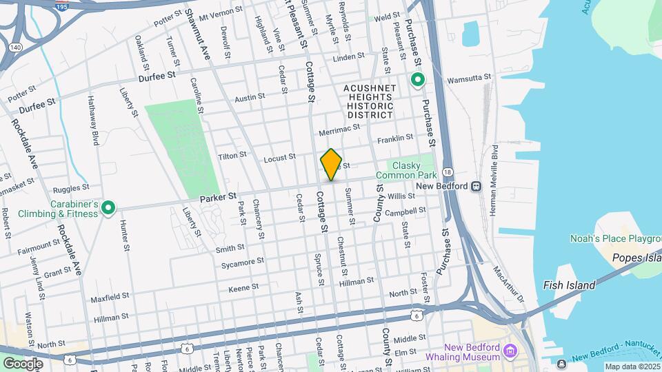 40 Parker St Map and Location Details