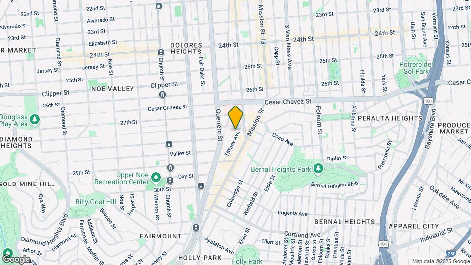 40 Tiffany Mapa y Detalles de la Ubicación