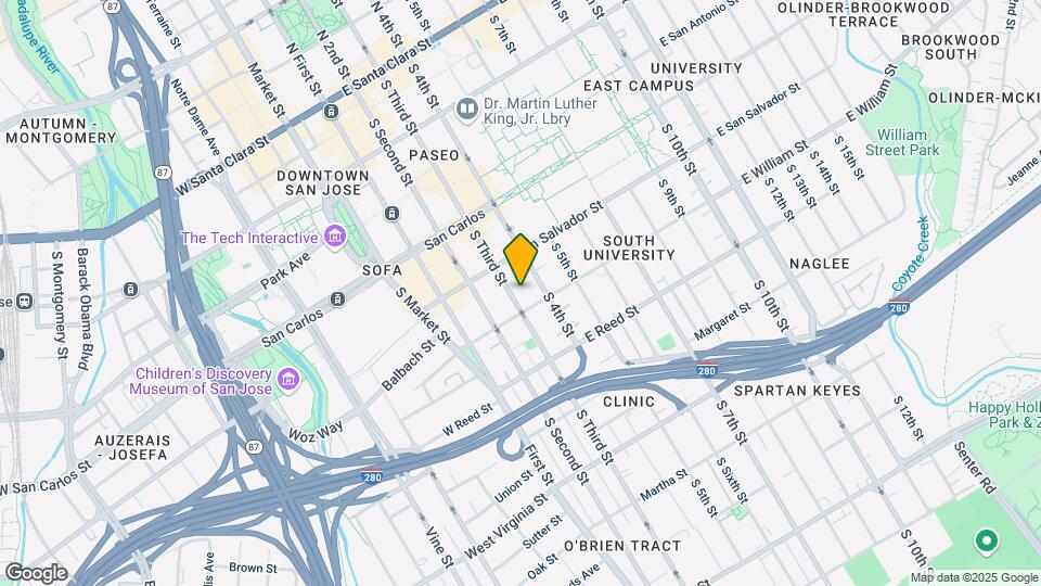 470 S 3rd St Map and Location Details