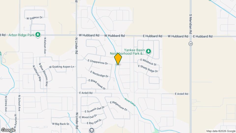 2743 N Rapid Creek Way Map and Location Details