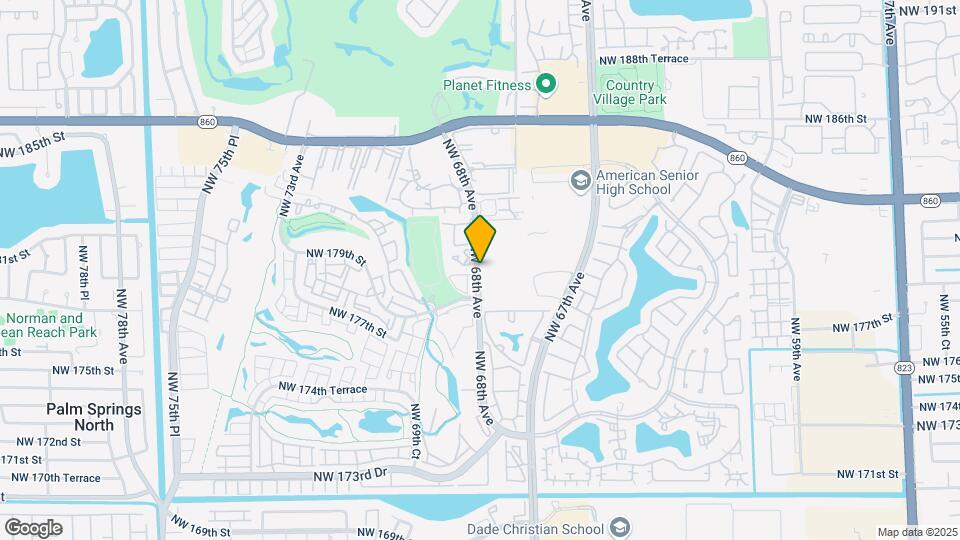 18051 NW 68th Ave Map and Location Details