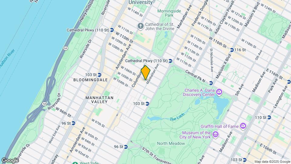 50 W 106th St Map and Location Details