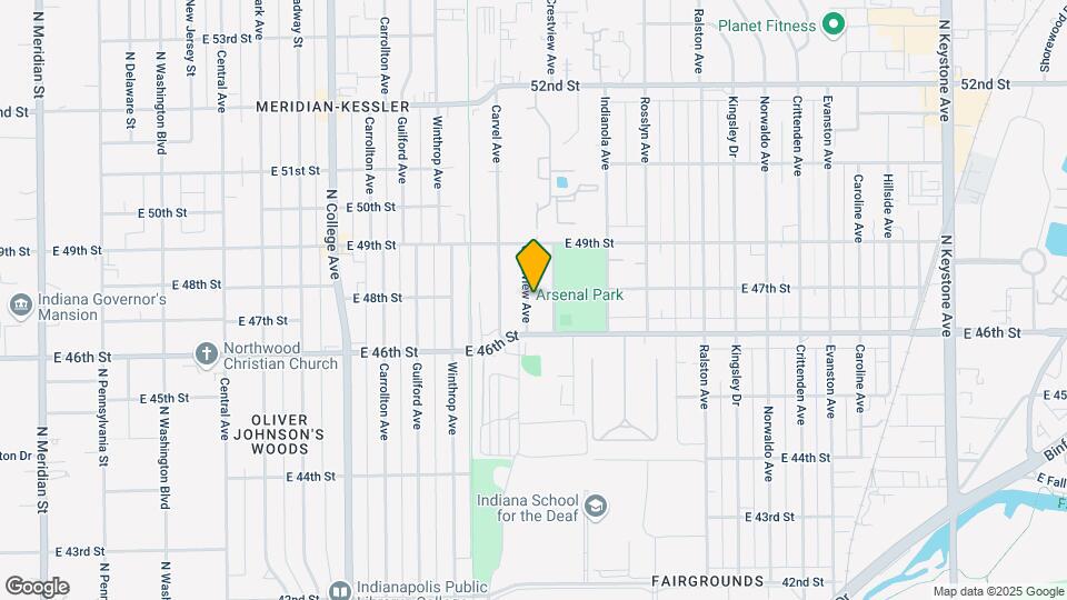 4653 Crestview Ave Map and Location Details