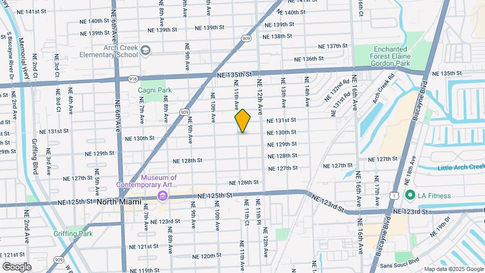 1110 NE 130th St Map and Location Details