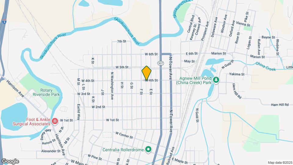 931 E St Map and Location Details