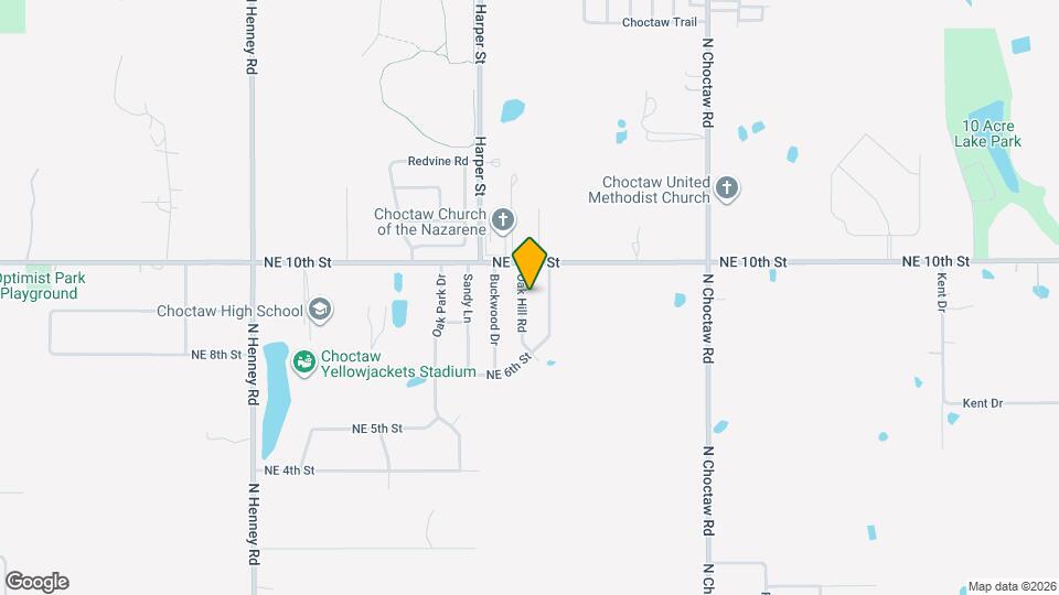 910 Oak Hill Rd Map and Location Details