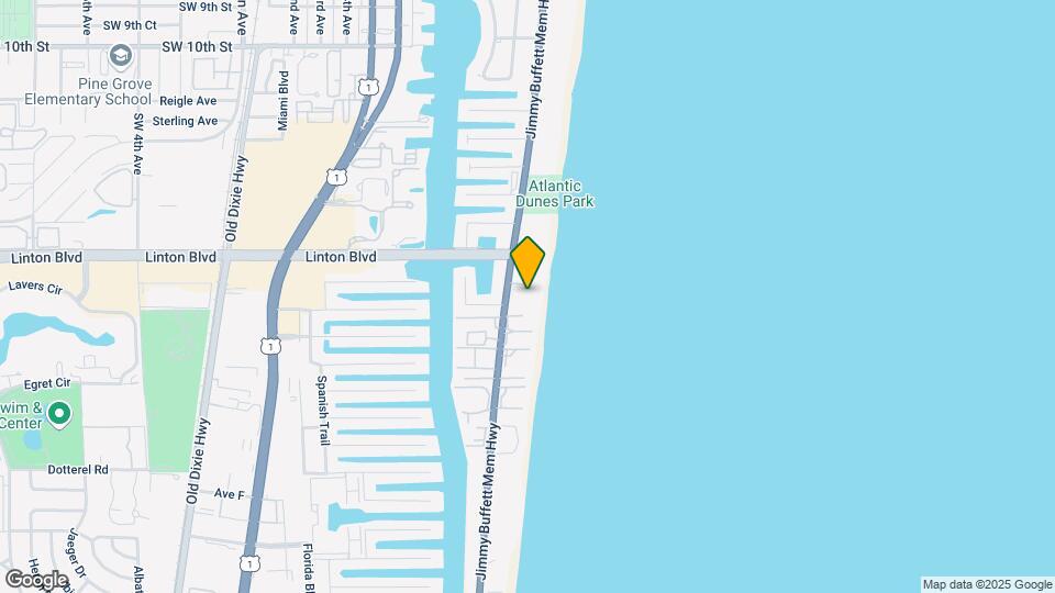 1855 S Ocean Blvd Map and Location Details