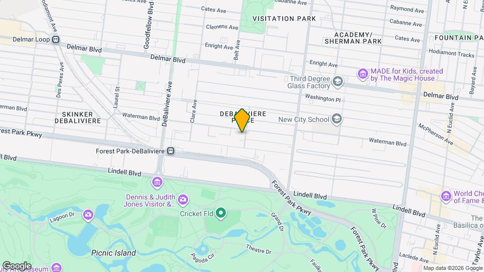 5510 Waterman Blvd Mapa y Detalles de la Ubicación