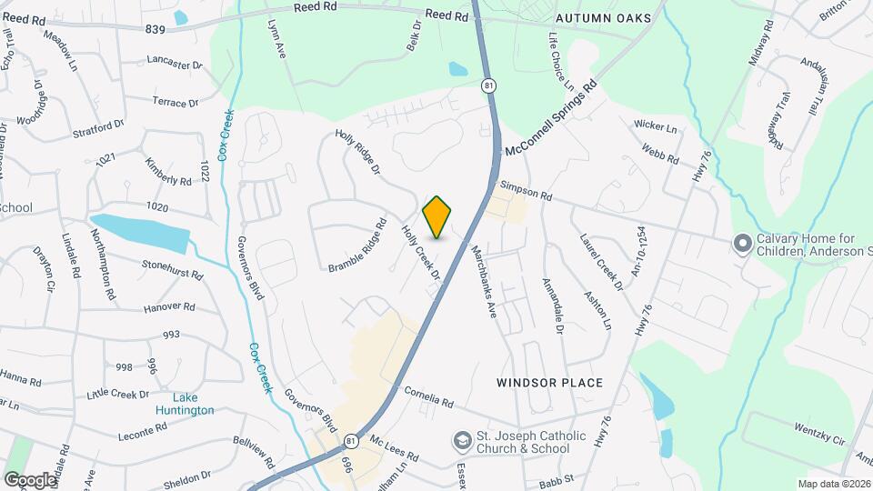 1655 E Greenville St Map and Location Details