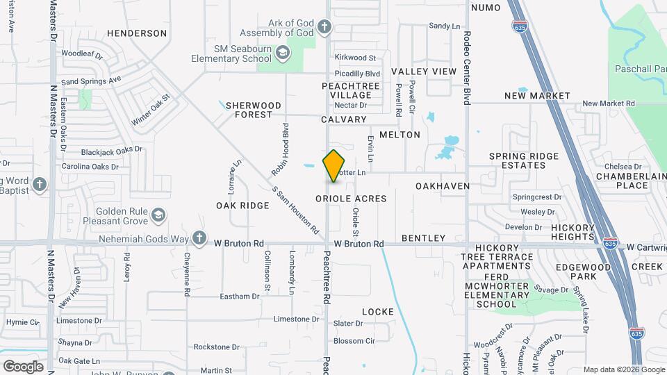 1222 Peachtree Rd Map and Location Details