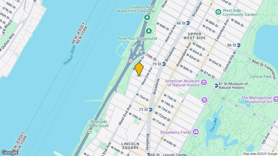 311 W 75th St Mapa y Detalles de la Ubicación