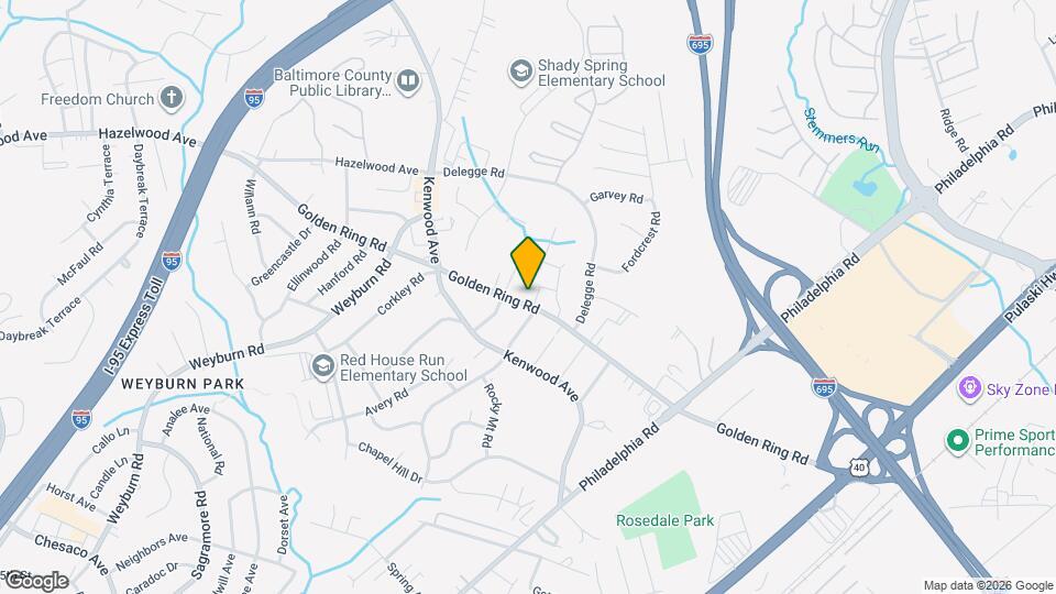 6512 Golden Ring Rd Map and Location Details
