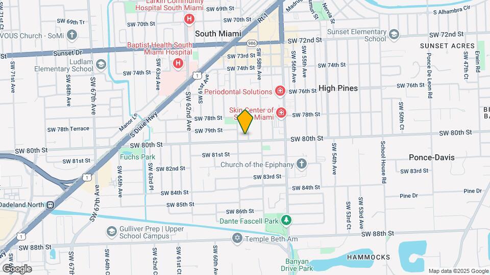 7940 SW 58th Ct Map and Location Details