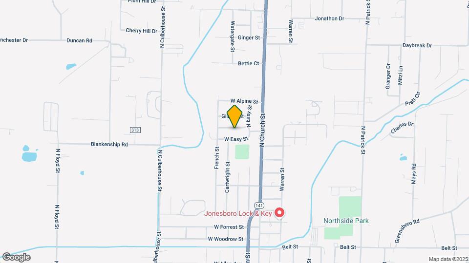 207 W Roseclair St Map and Location Details