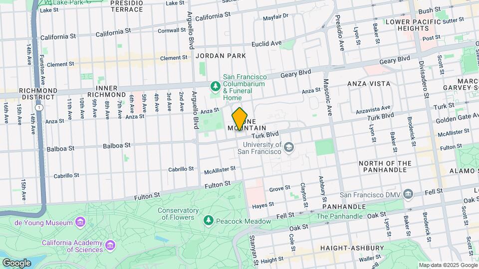 2990 Turk Blvd Map and Location Details