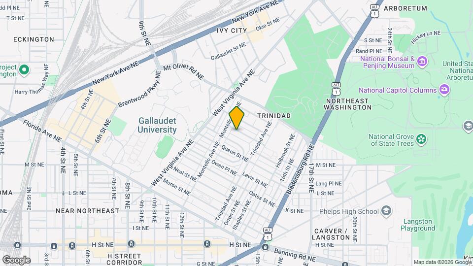 1227 Meigs Pl NE Map and Location Details