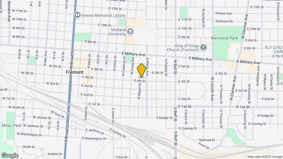 804 E 4th St Map and Location Details