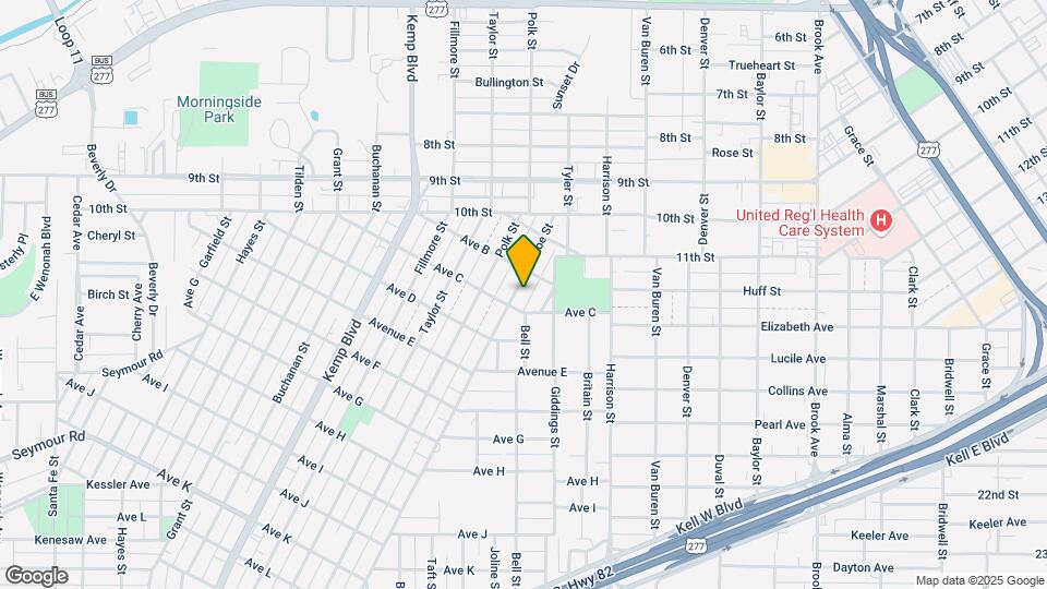 1209 Monroe St Map and Location Details