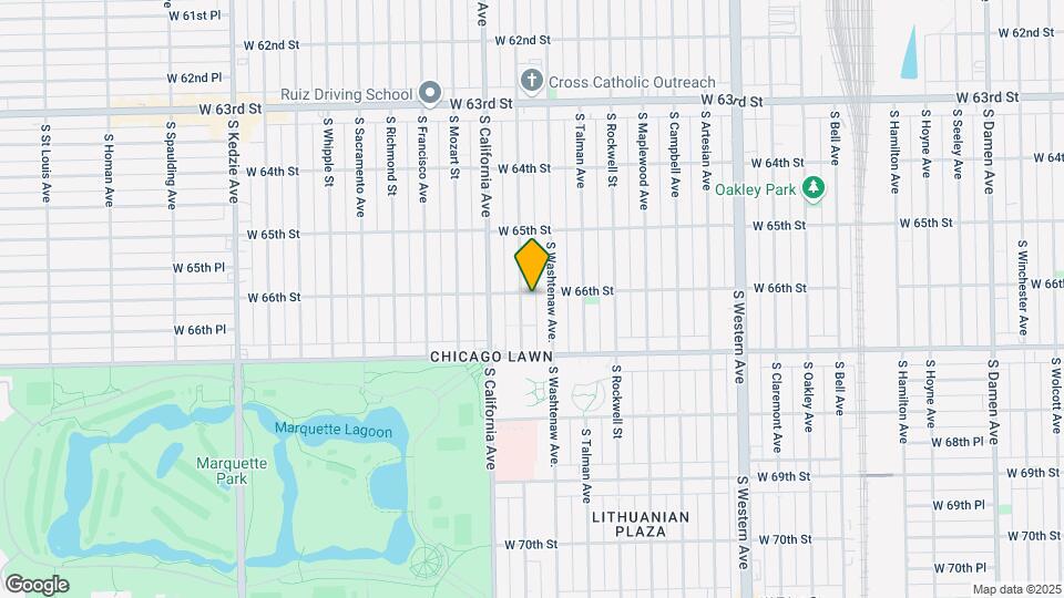 2719-2723 W 66th St Mapa y Detalles de la Ubicación