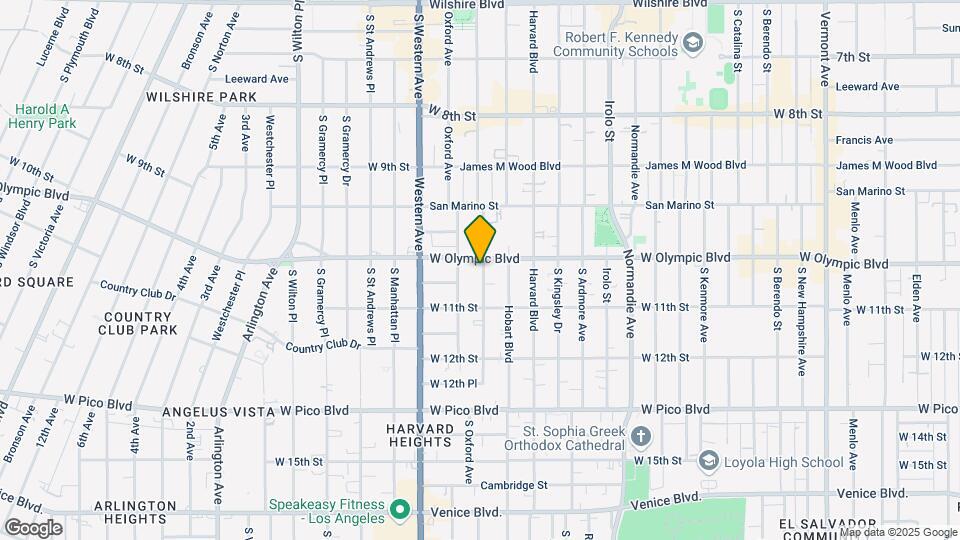 1011 Serrano Ave Map and Location Details