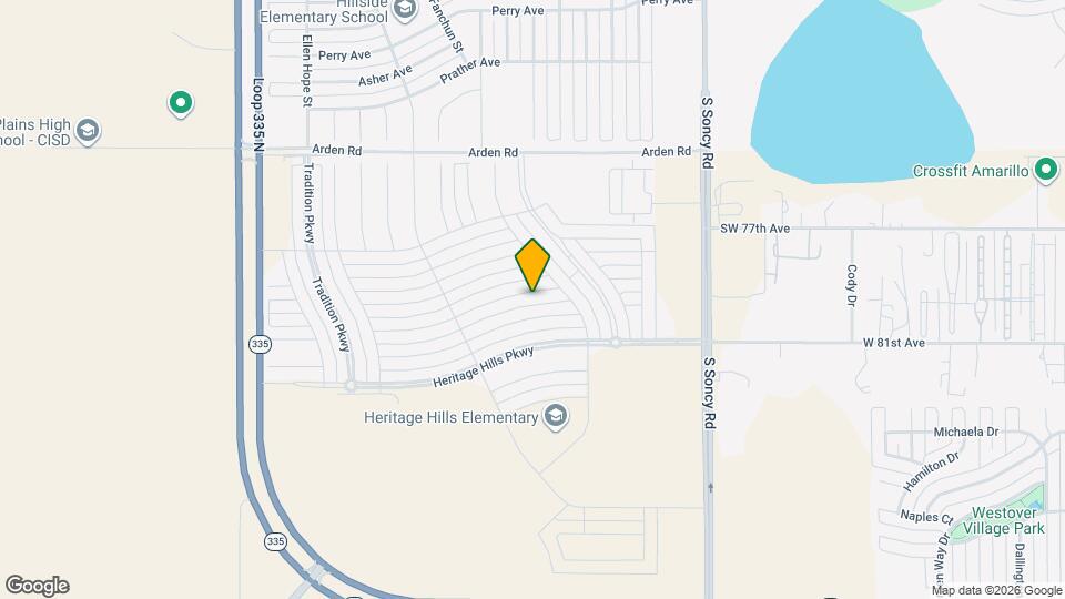 9207 Rockwood Dr Map and Location Details